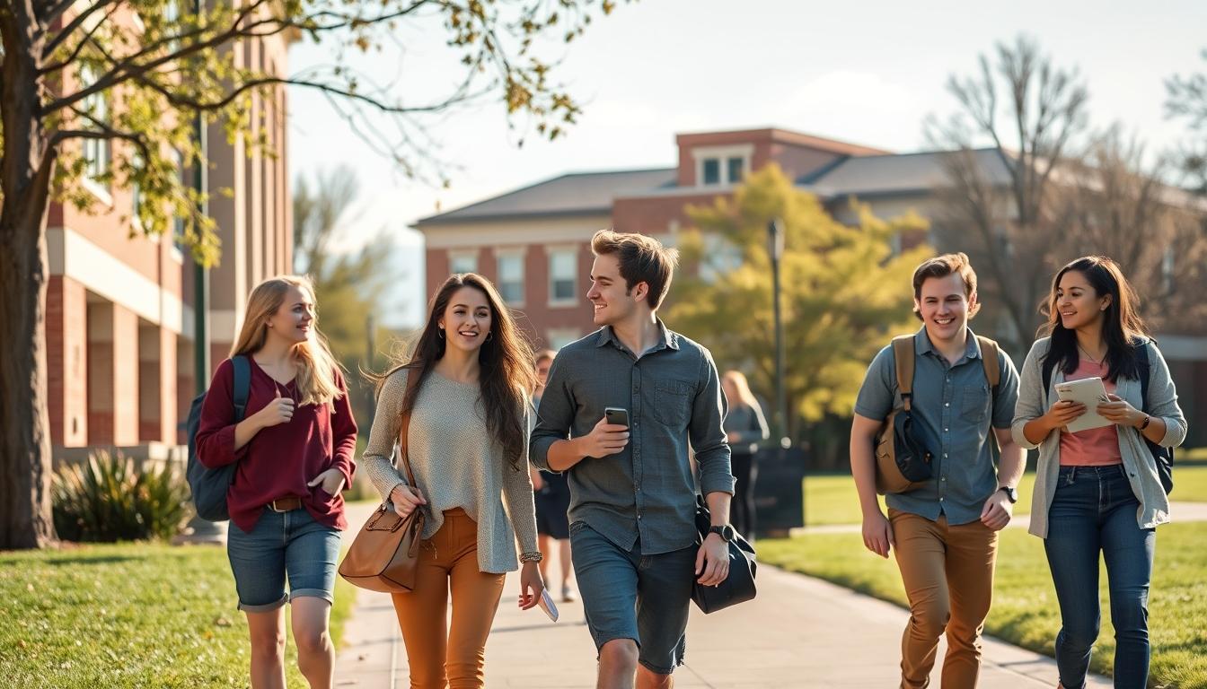 Students collaborating in study space